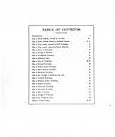 Table of Contents, Clay County 1901